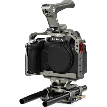 Tilta Full Camera Cage Basic Kit for Panasonic LUMIX S5II / S5IIX Titanium Gray